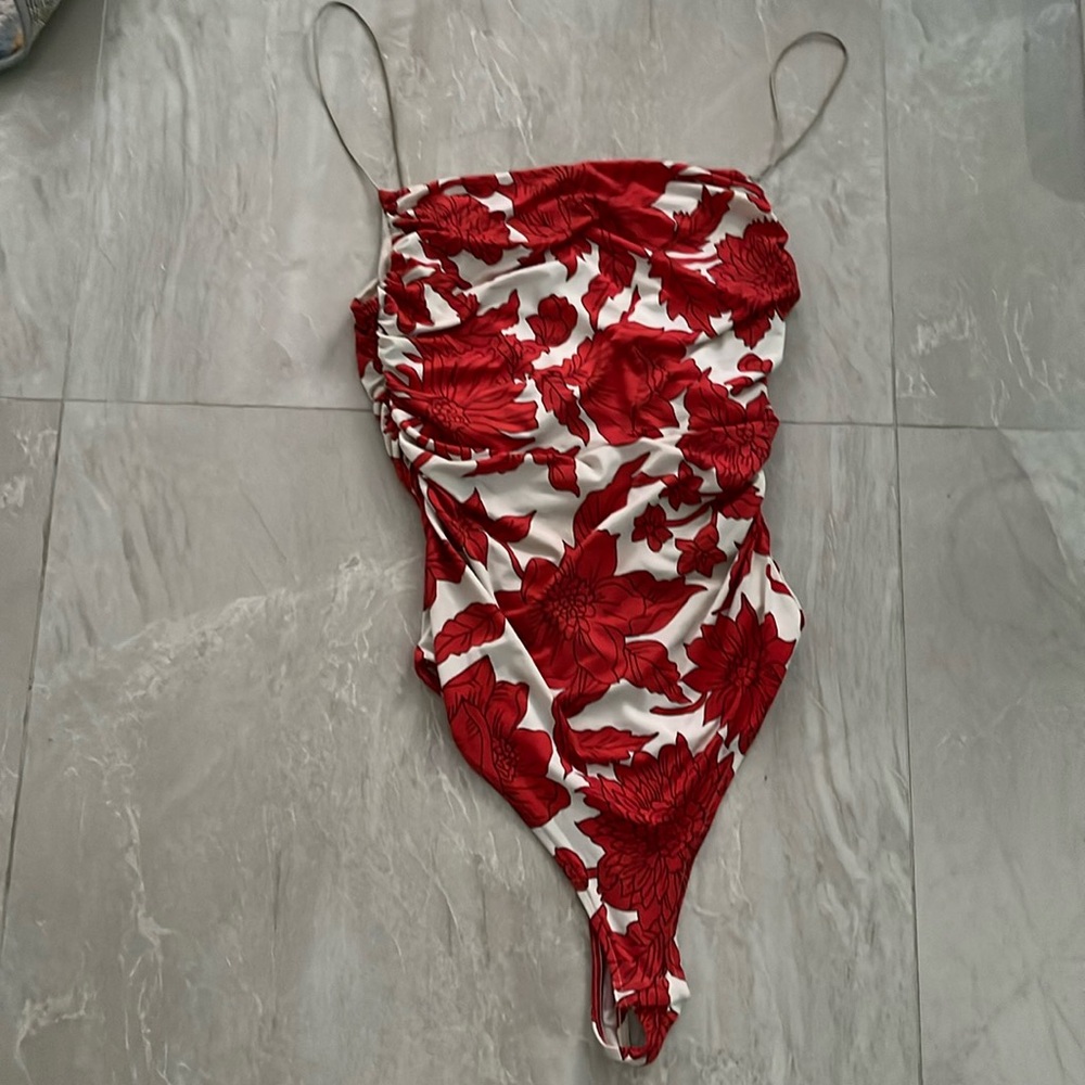 Thong bodysuit great for surfing!